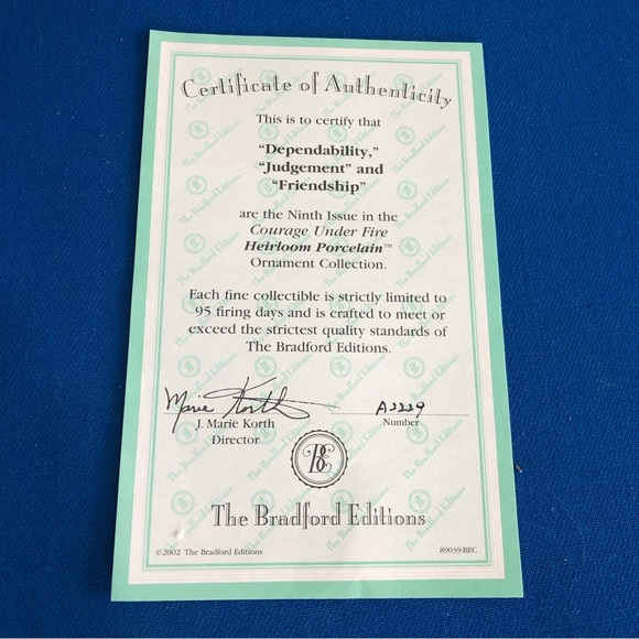 Courage Under Fire Ornaments- 9th Edition - Picture 6 of 6